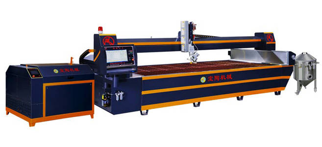 Water jet cutting machine