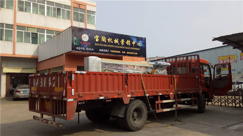WOW!Delivery of the second car：sintered stone slab 45 chamfering machine(图2)