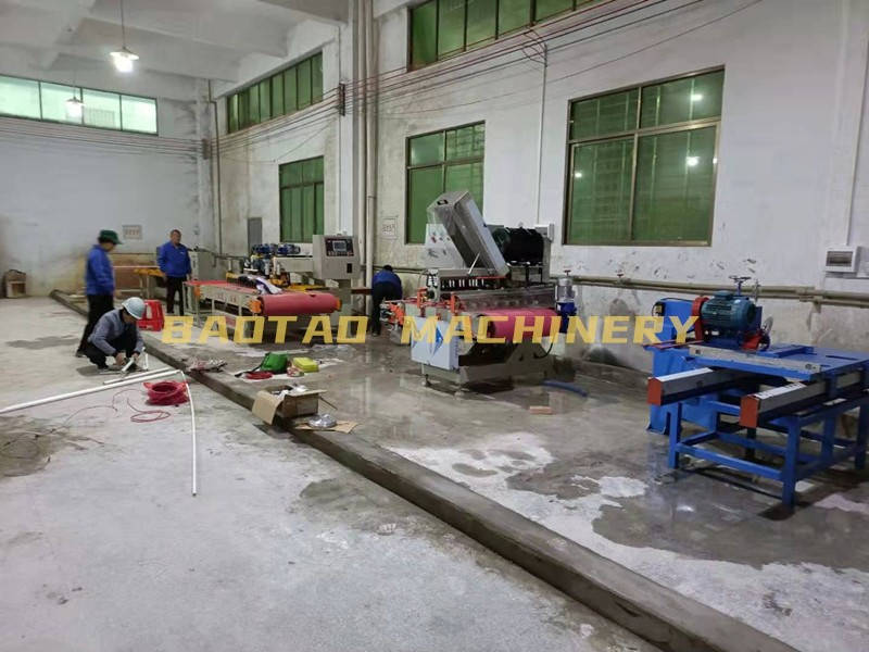The pool of ceramic tile processing equipment is used to do water circulatio