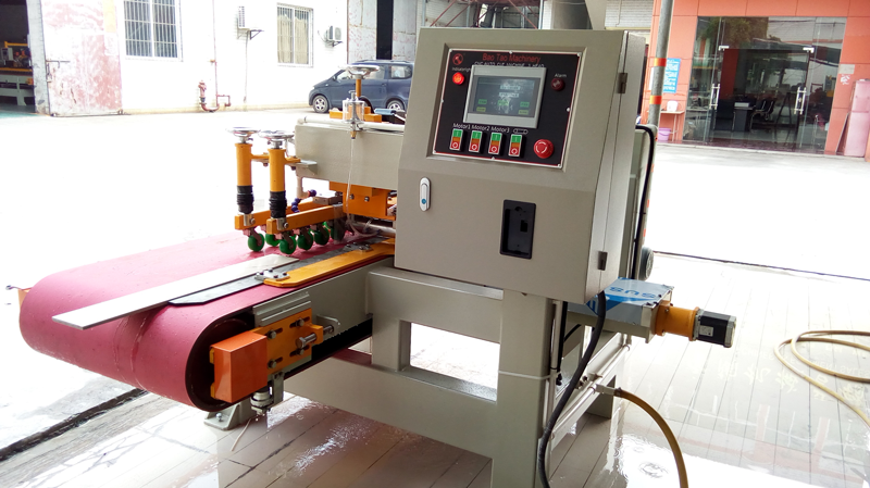 CNC three blades automatic ceramic tiles cutting machine