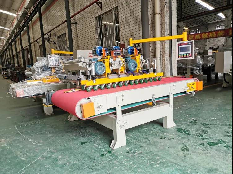 Automatic three blades ceramic cutting machine