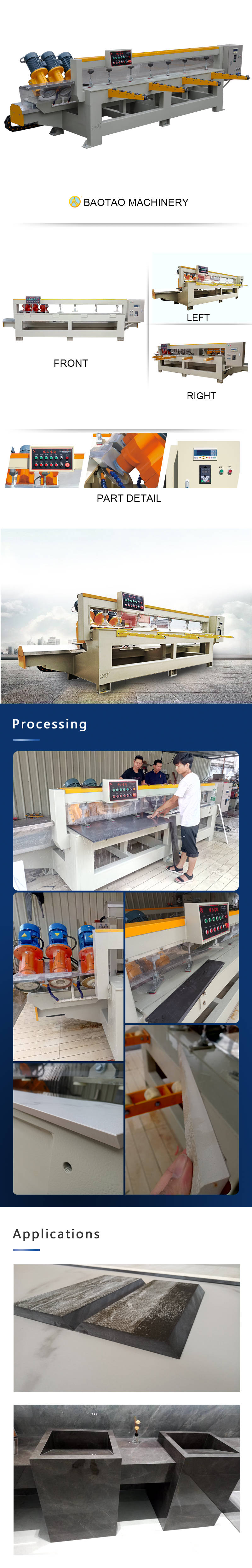 BT-3200 Porcelain Ceramic Big Slabs 45Degree Mitre Saw Machine(图1)