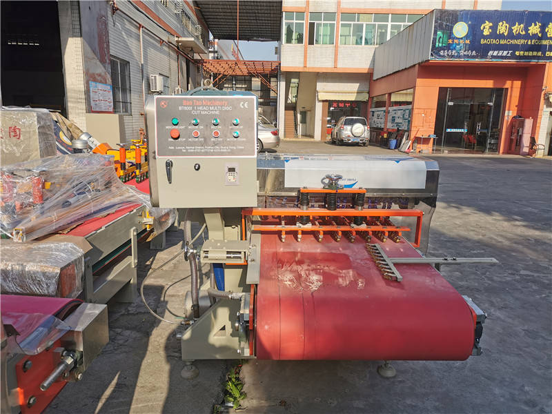 double set blades mosaic tile cutting machine