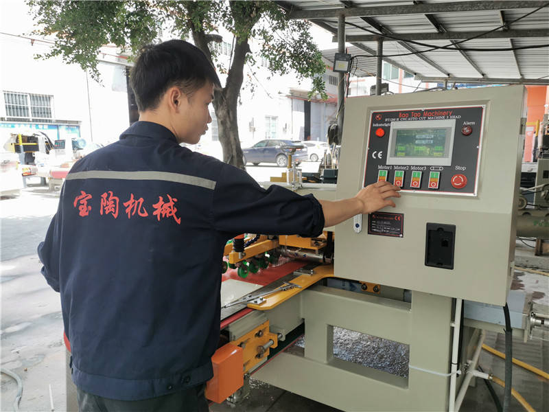 automatic continuous front&rear tile cutting machine 