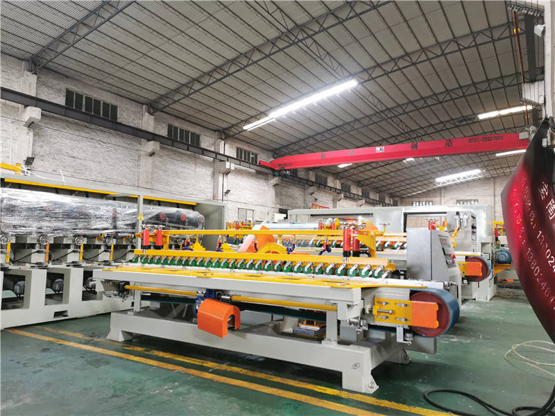 6 heads grinding head arc polishing machine