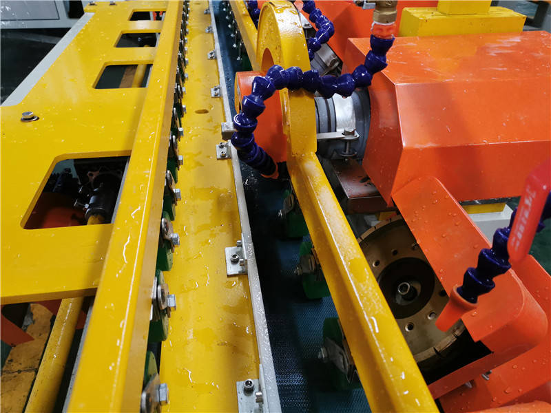 6 heads grinding head arc polishing machine