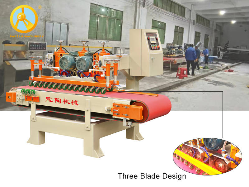 Three Blade CNC Ceramic Tile Cutter