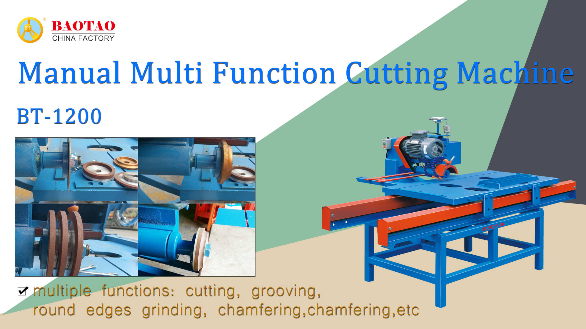 1200 Manual Multi function Cutting Machine