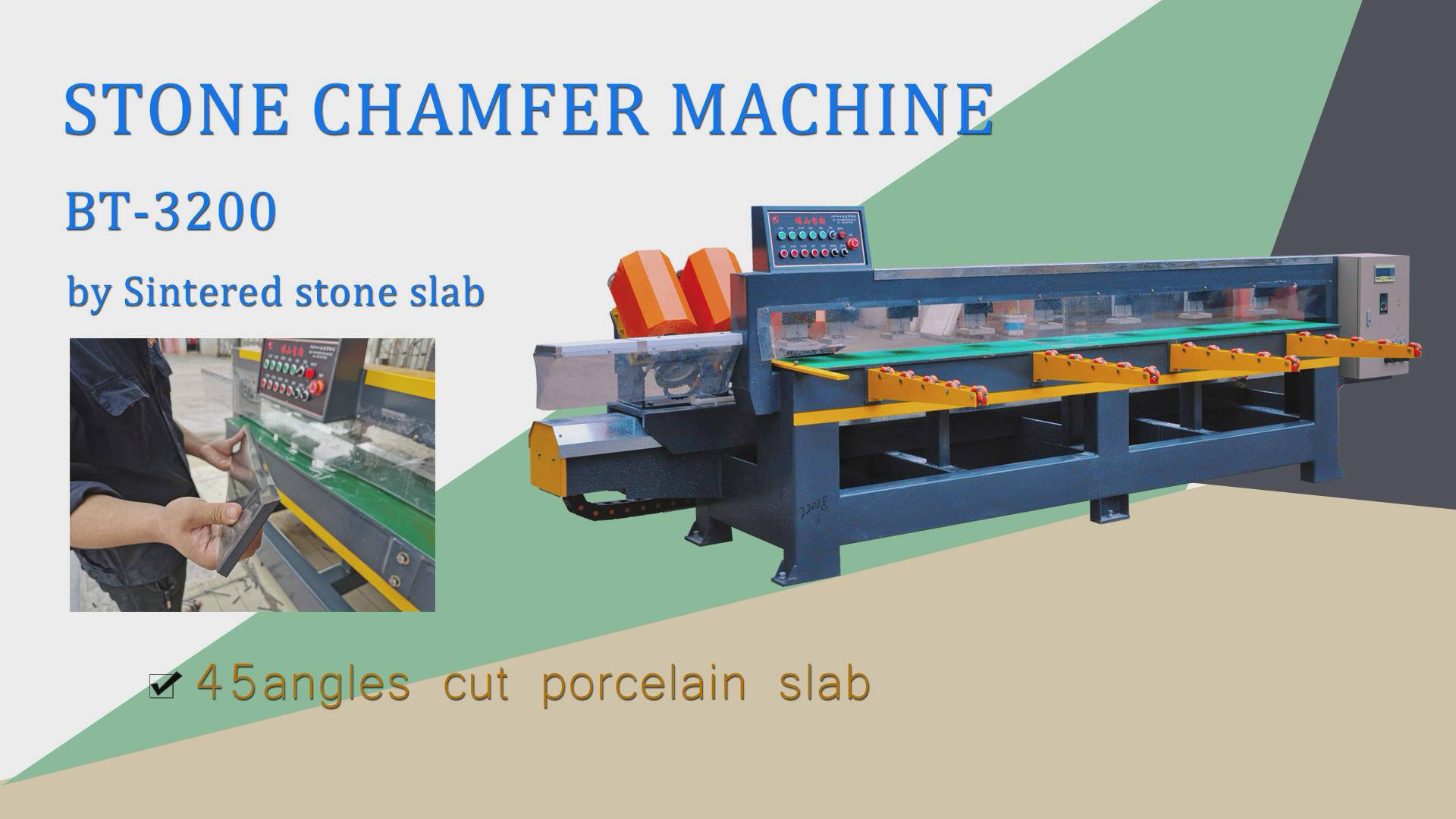 Baotao 3200 Sintered stone automatic chamfering machine