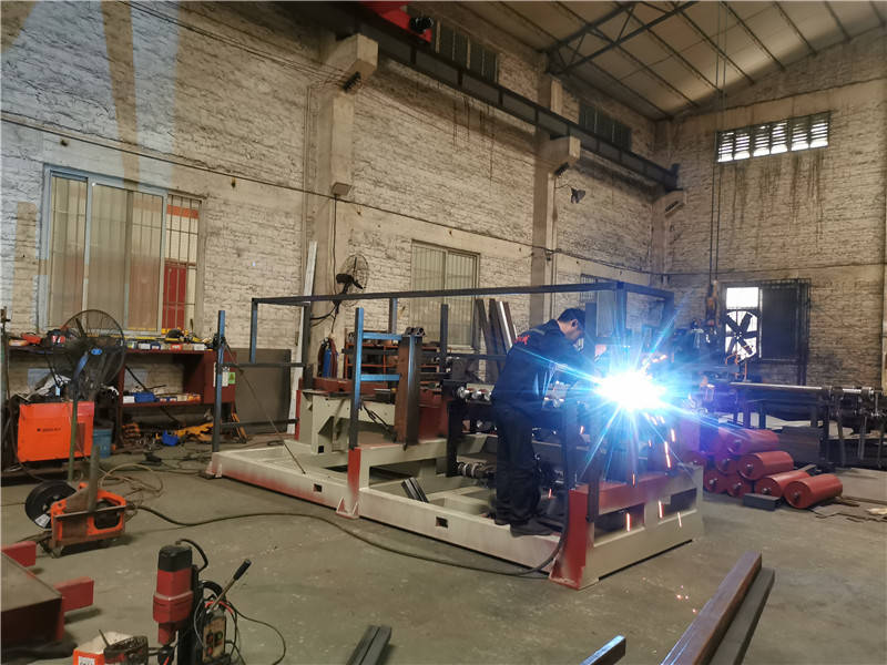 Welding machine steel framework with stone polishing machine(图3)