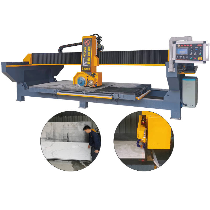 BT3200 3 axis Infrared double head bridge saw