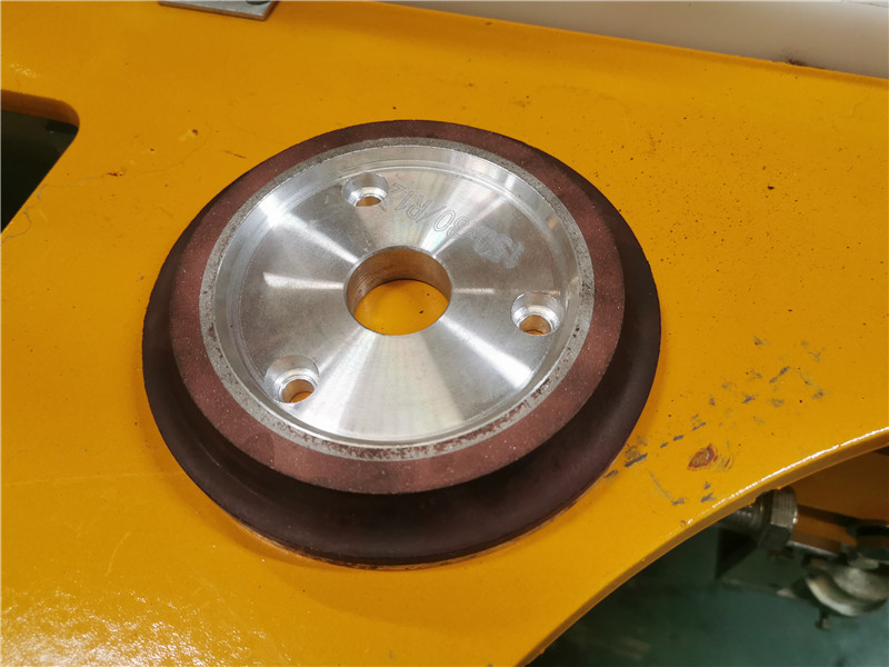 stone straight and bevel edge polishing machine 