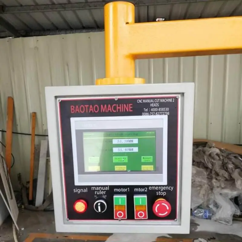 BT1800 PLC 2 Heads Multi-Function Manual Tiles Cutting Machine(图11) PLC pannel数控面板.webp