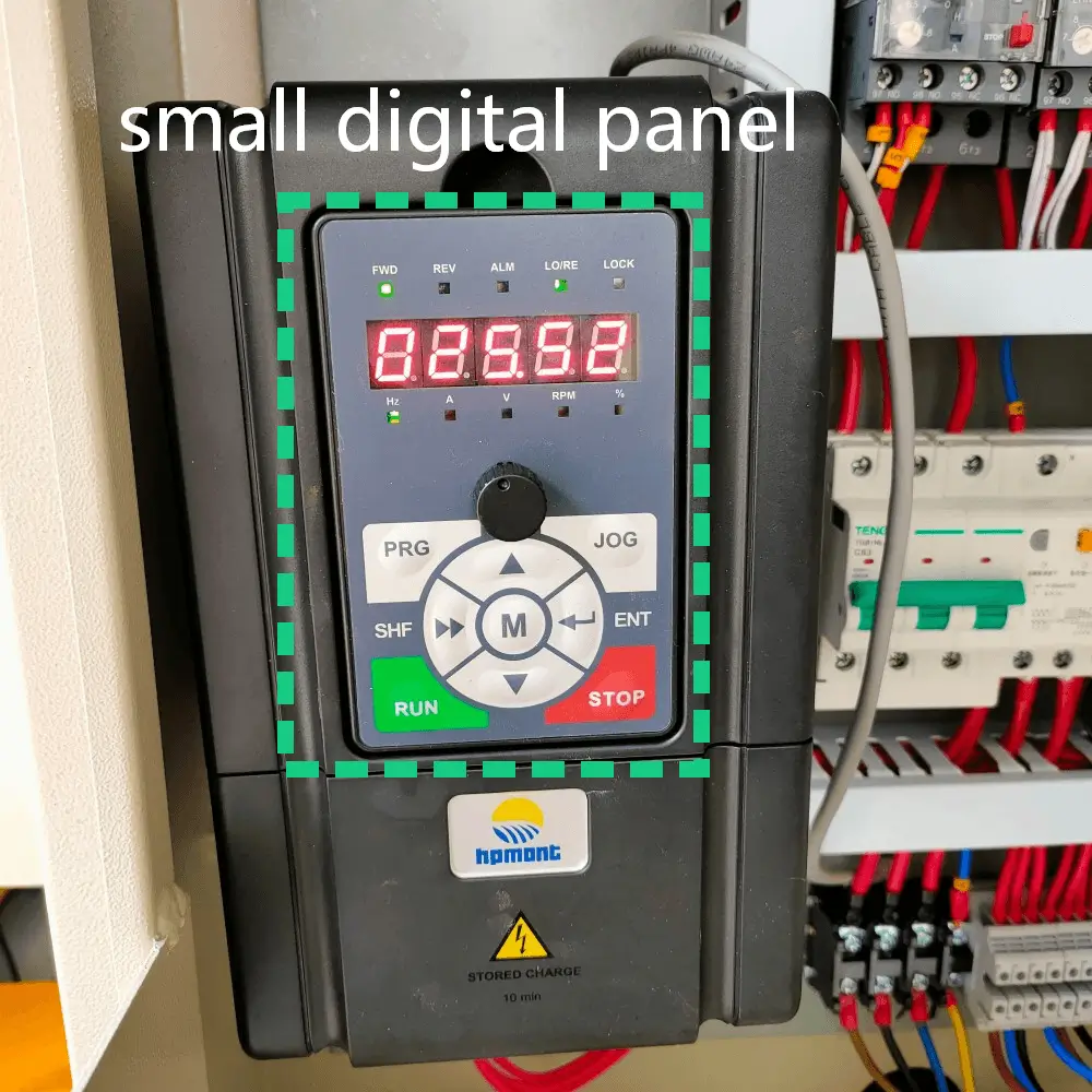 how to put outside the small digital display panel of convertor? (图4) 变频器小面板放到电柜外面 (6).webp